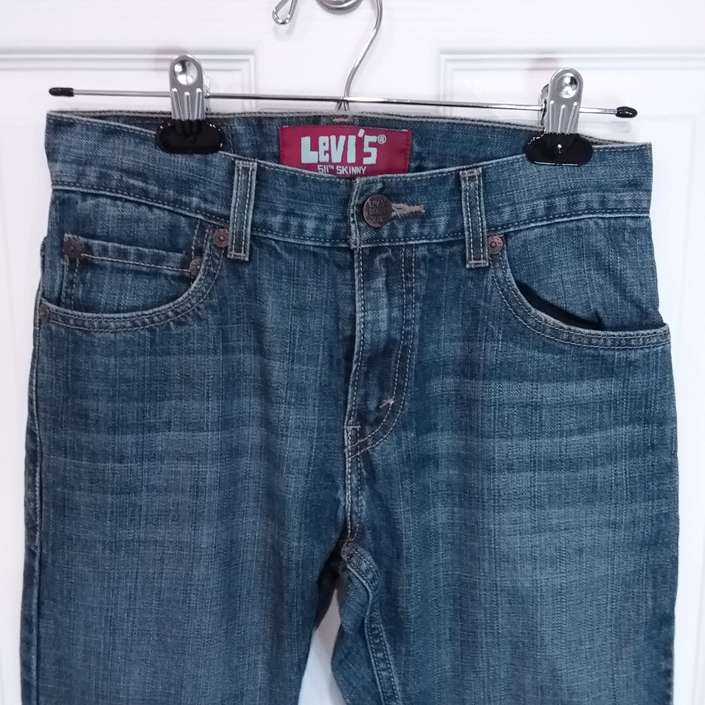 Mens Levis Jeans 511 Skinny 27W 27L preowned Red Tab